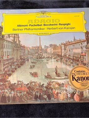 Deutsche Grammophon ADAGIO Vinyl Album - Yellow Cover